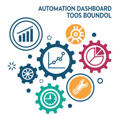 Obraz premium Automation dashboard tools boundol for efficient workflow management