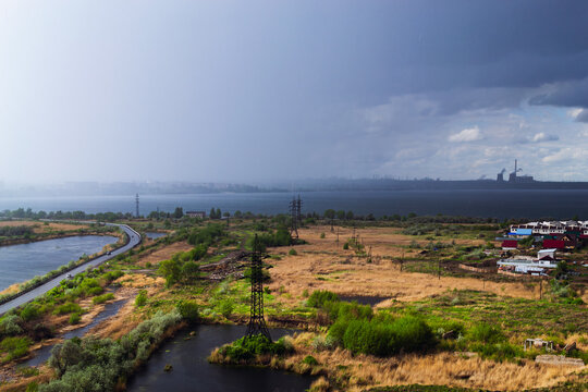 Heavy rains have hit the lake and the surrounding area