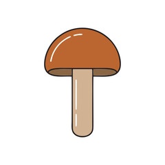 vector illustration of a mushroom