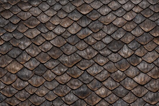 Formosa Odd-Scaled Snake Skin Texture with Copy Space Background. Close-up odd-scaled snake pattern. Reptile skin surface design. Realistic Formosa snake scales detail. Detailed snake skin macro close