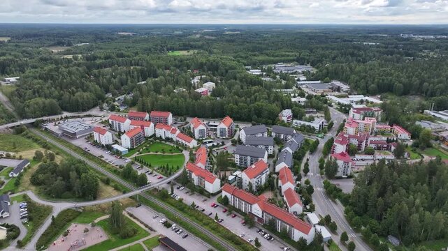 Kerava, Ahjo, Finland aerial
