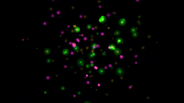 abstract bokeh light motion color background 
