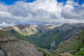 Fototapeta premium Landscape view in the mountains of Bosnia and Herzegovina.