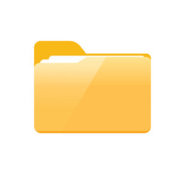 Computer 3d Folder Mockup Vector