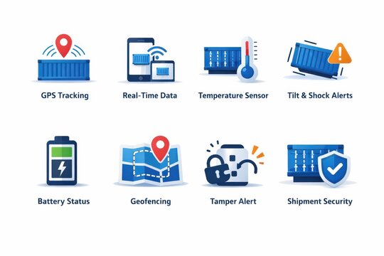 Cutting edge tracking technologies for enhanced shipment security featuring GPS tracking, real time data insights, temperature control, and tamper alert systems that redefine logistics efficiency