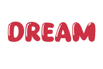 The Dream Fonts collection features red themed patterns, playful handwriting, and decorative font designs isolated on a light background.