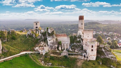 Castle Ruins Olsztyn Nearstochowa Captured