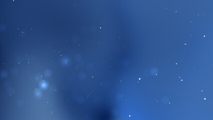 Blue particles and glowing dust create a mesmerizing space backdrop. Ideal for abstract, futuristic, technology, or sciencethemed designs and projects. © Umoji Studio