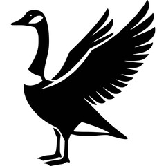 Canadian Goose Icon Vector © Mubarok