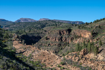 Volcanic gorge at El R&iacute;o, Tenerife, Canary Islands, Spain