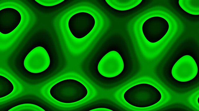 Bright Green Organic Cell Texture Loop Abstract Motion