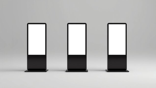 Digital signage led display mockup 