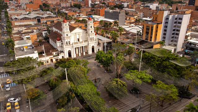 Envigado, Antioquia - Colombia. February 8, 2026. Santa Gertrudis Parish, a Catholic church.
