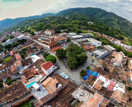 San Jeronimo, Antioquia - Colombia. January 25, 2026. Due to its location 780 meters above sea level, it is a popular tourist destination near Medellin.