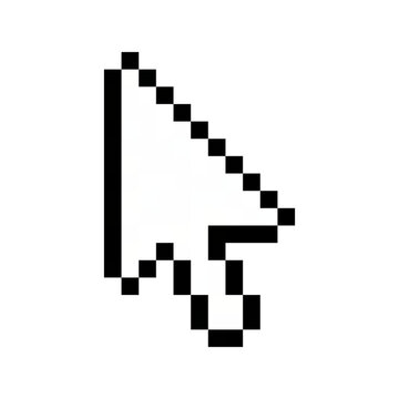 A 16x16 Arrow Cursor Pixel Art - Retro style