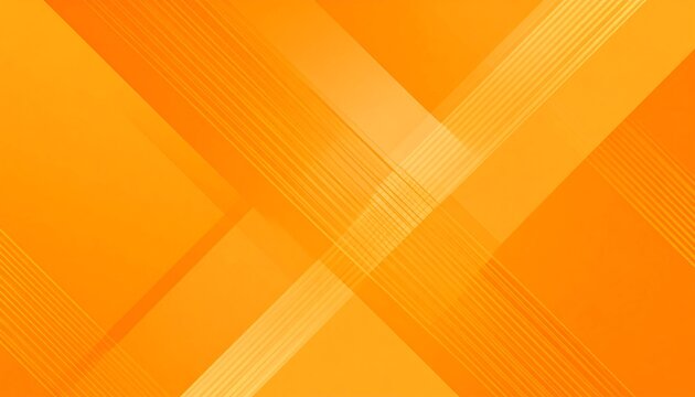 Modern abstract geometric orange background with intersecting translucent lines