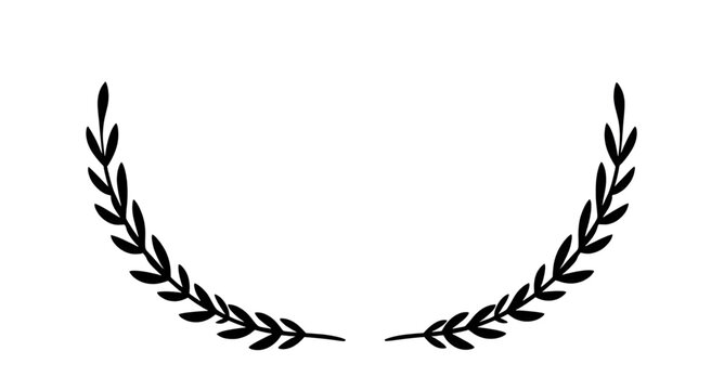 laurel, wreath, award, silhouette, victory, honor, success, achievement, champion, winner, prize, trophy, medal, excellence, prestige, glory, triumph, emblem, symbol, badge, crest, decorative, ceremon