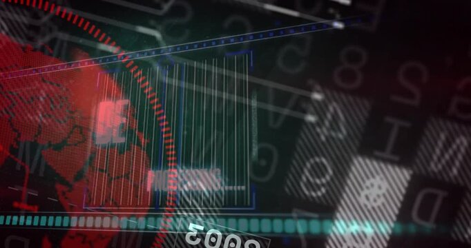 Pulsing square starting center HUD DELETING FILES fading in, teal meter moving, showing deletion
