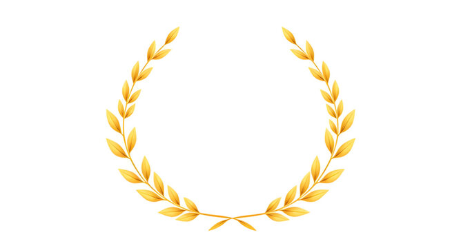 laurel, wreath, golden, leaves, leaf, victory, winner, champion, award, prize, honor, success, triumph, achievement, excellence, prestige, noble, royal, classic, antique, ancient, greek, roman, olympi