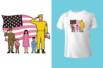 Freedom soars eagle typography memorial vector graphic t-shirt design print