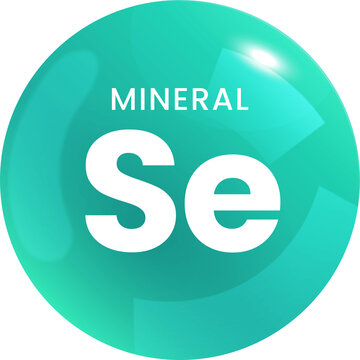 Selenium Se Mineral Antioxidant Thyroid Support Icon