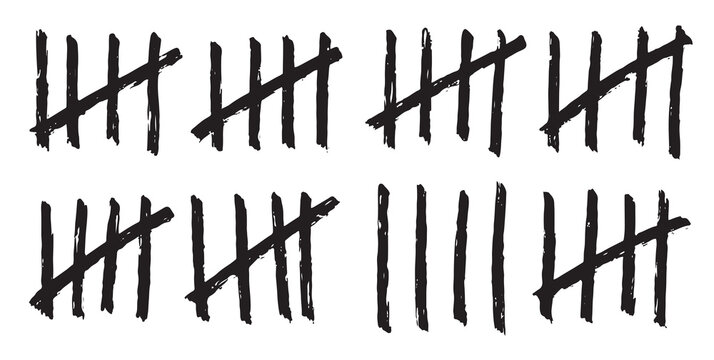 doodle count bar count the days counted in slashes on the