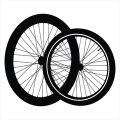 Fototapeta premium bicycle wheel vector