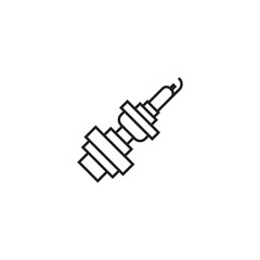 Obraz premium spark plug icon