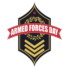 Armed Forces Day sticker