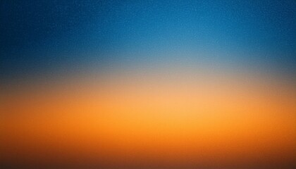 Obraz premium Dark Blue With Orange Gradient Background With Noise Texture
