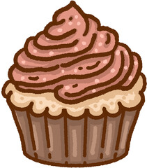 Sweet Cupcake Illustration