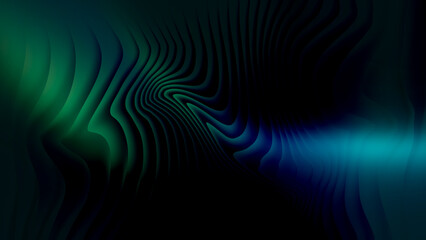 Abstract neon wave light trails motion blur futuristic glowing background © Asadul