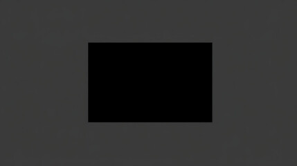 Solid Black Square on Dark Gray Background geometric shape