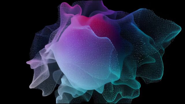 Wave particle digital splash array glitch sphere distortion datum technology cyberspace network business computer abstract futuristic information database programming software future