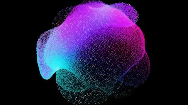 Wave particle digital splash array glitch sphere distortion datum technology cyberspace network business computer abstract futuristic information database programming software future wave particle