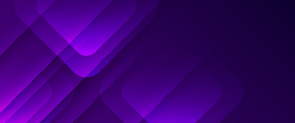 Obraz premium Abstract glowing diagonal stripe with purple and dark Polygon luxury background vector. Sleek violet backdrop featuring a dynamic composition of layered geometric shapes