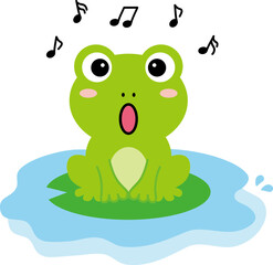 Obraz premium 개구리