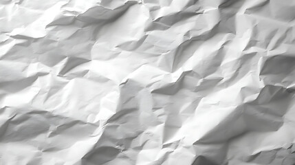Obraz premium Textured White Crumpled Paper with Dramatic Shadows