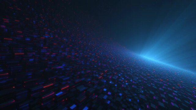 Abstract background digital network data datum technology cyberspace information management binary intelligence learning programming software secure computing three dimensional future video concept