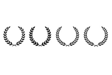 Obraz premium Simple Laurel Wreath Designs