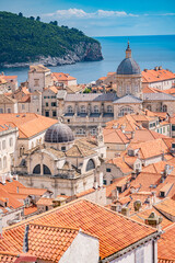 Obraz premium The cityscape of the old town Dubrovnik, Croatia.