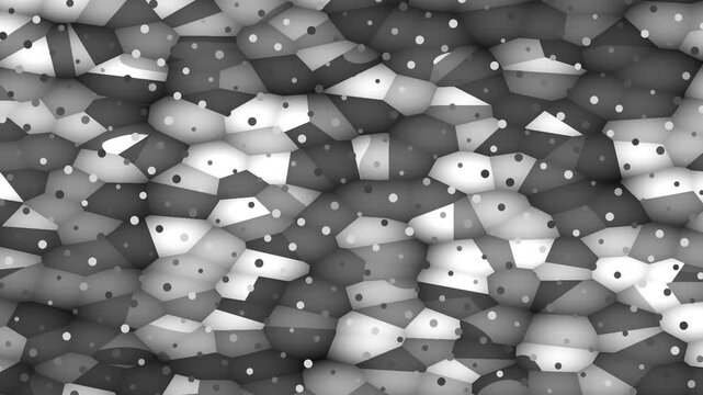 Creating a Natural Dynamic Scene with Abstract Shapes and Gentle Motion