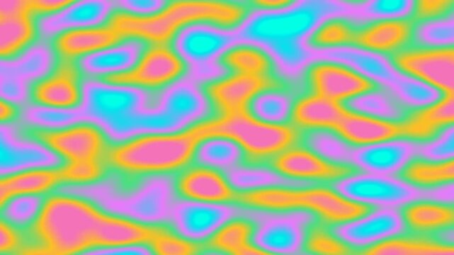 Generating Abstract Fluid Color Patterns in a Psychedelic Wave