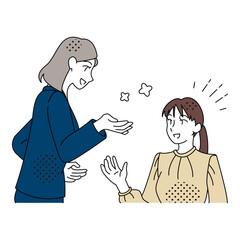 Employee Understanding Explanation During Manager Communication Illustration