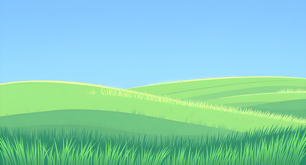 landscape, nature, field, grass, green, meadow, pasture, plain, countryside, rural, outdoor, scenery, horizon, farmland, sky, blue, clouds, cloudscape, daylight, sunlight, sunny, bright, fresh, calm,  © mrpixel