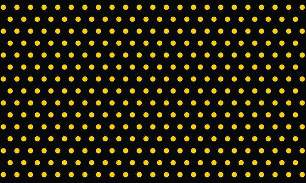 abstract yellow dot pattern on dark perfect for banner poster background.