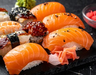 Elegant Japanese Sushi Selection