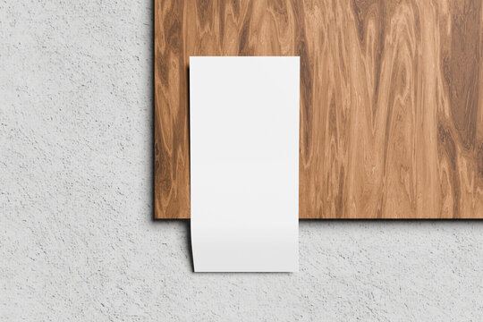dl flyer mockup Blank