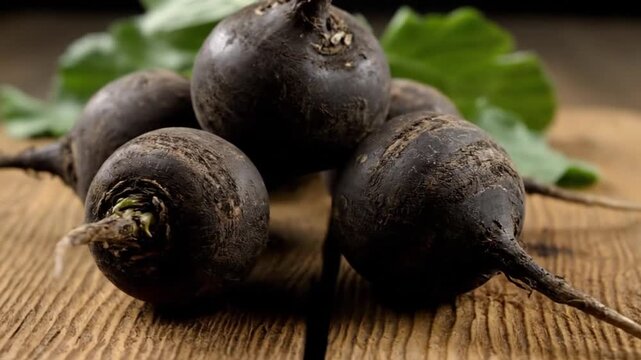 Fresh beetroot and sliced beets on a wooden background close up with natural healthy food concept