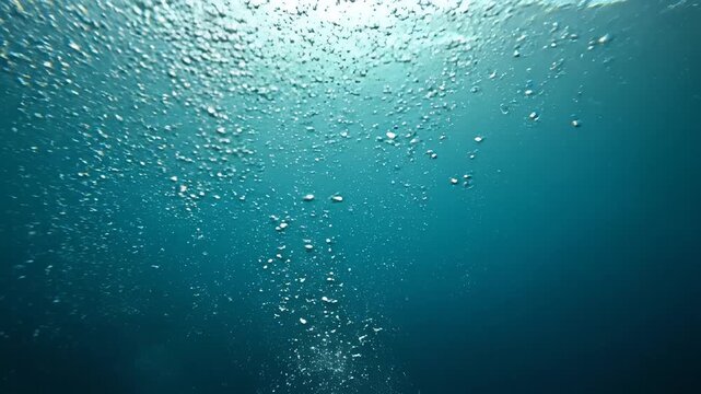 Underwater bubbles and light